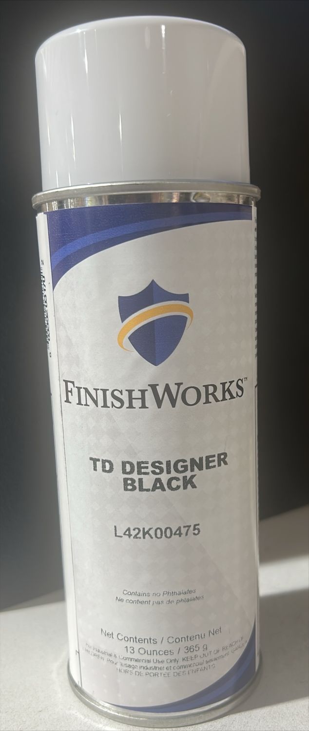 Designer Black, TD 13 oz Aerosol Spray Can