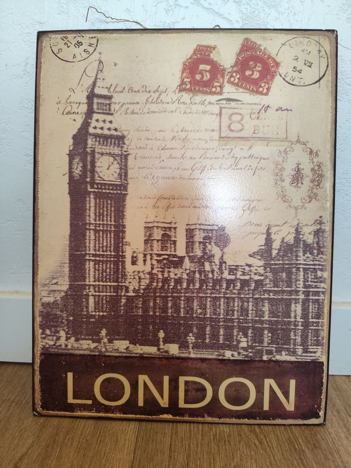 Plaque décorative London