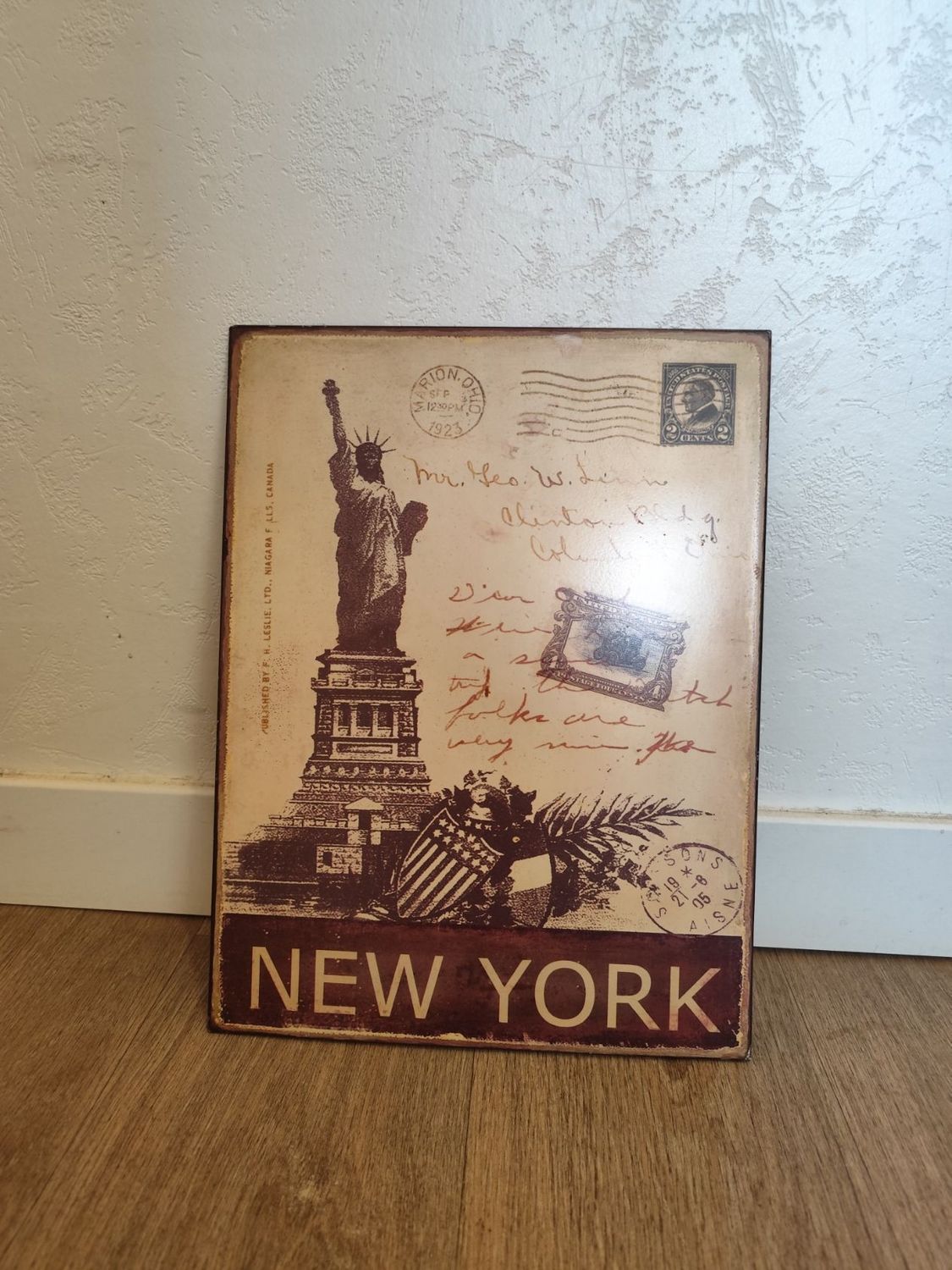Plaque décorative New York