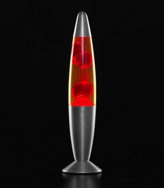 Lampe lave - Rouge