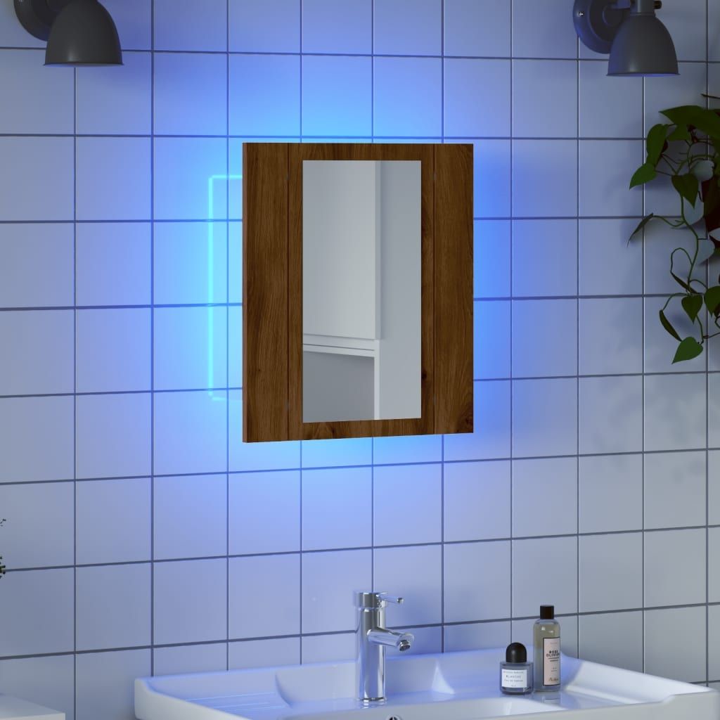 Armoire miroir a led
