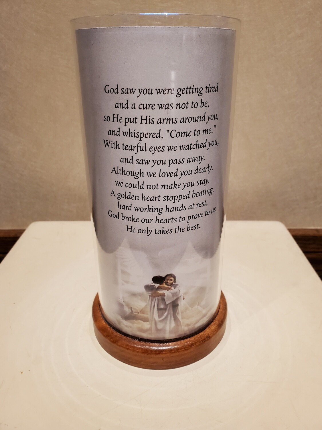 God Saw You Getting Tired Memory Candle