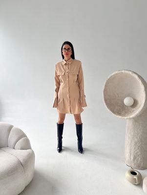 DUYA La femme beige dress