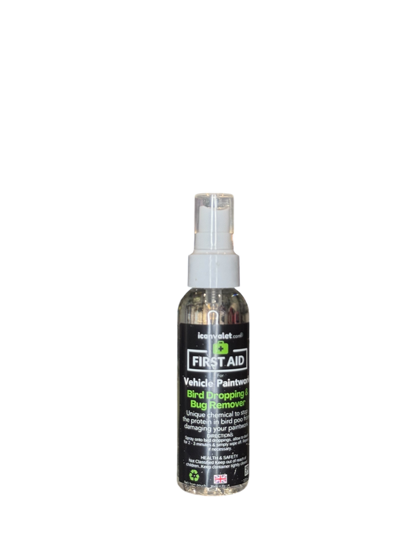 Bird Dropping remover, stops Protein lime attacking your paintwok