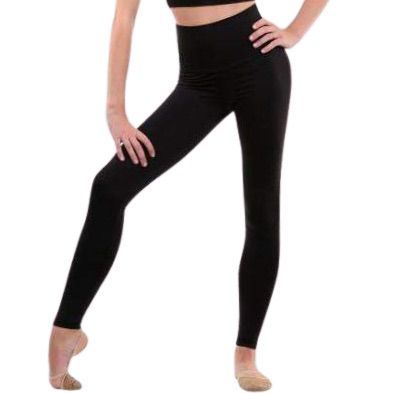 SOLO High-rise ankle length leggings, polyester, Black RG703-35 (34-40)