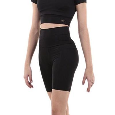 SOLO High-rise cycling shorts, polyester, Black RG755-35 (36-38)