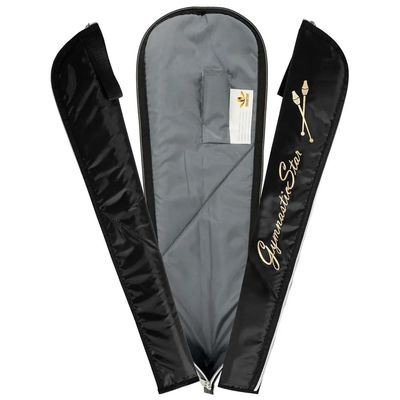 VARIANT 308 GS Gymnastics Ribbon Stick Cover, Golden Embroidery. BLACK