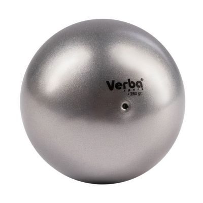 VERBA Sport Gymnastic ball Juniors 16 cm Metallic. (Silver)