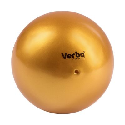 VERBA Sport Gymnastic ball Juniors 16 cm Metallic. (Gold)