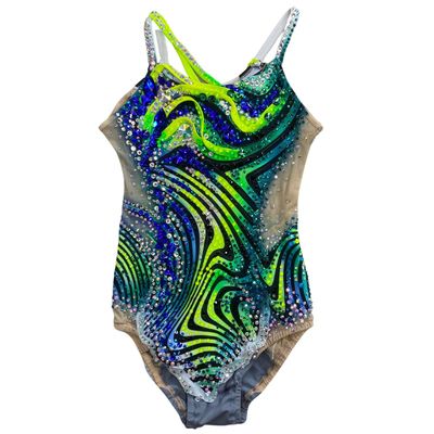 Leotard Butterfly, Yellow-Blue №13