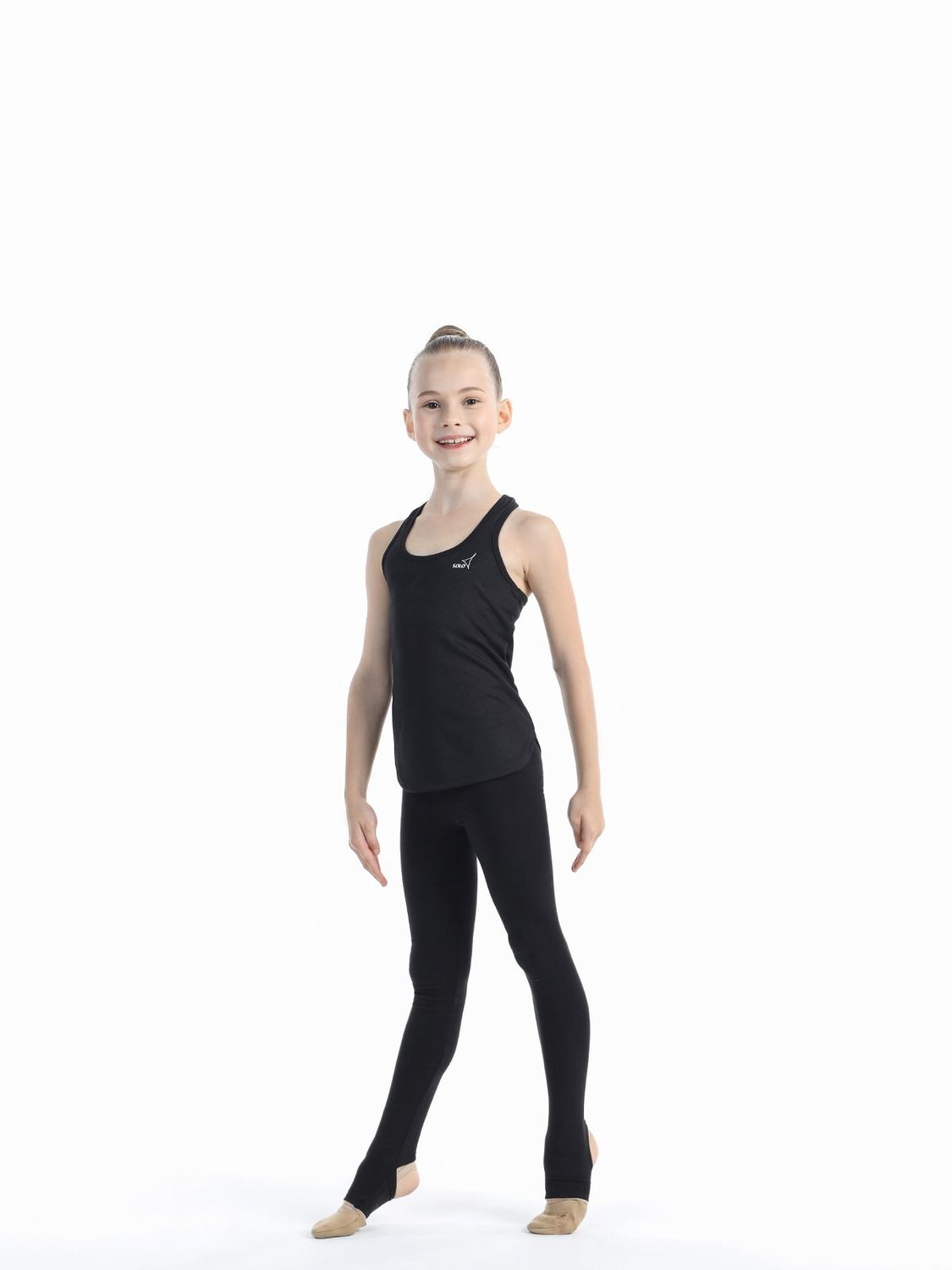 SOLO Racerback tank top, polyester, Black RG414-115 (34-40)