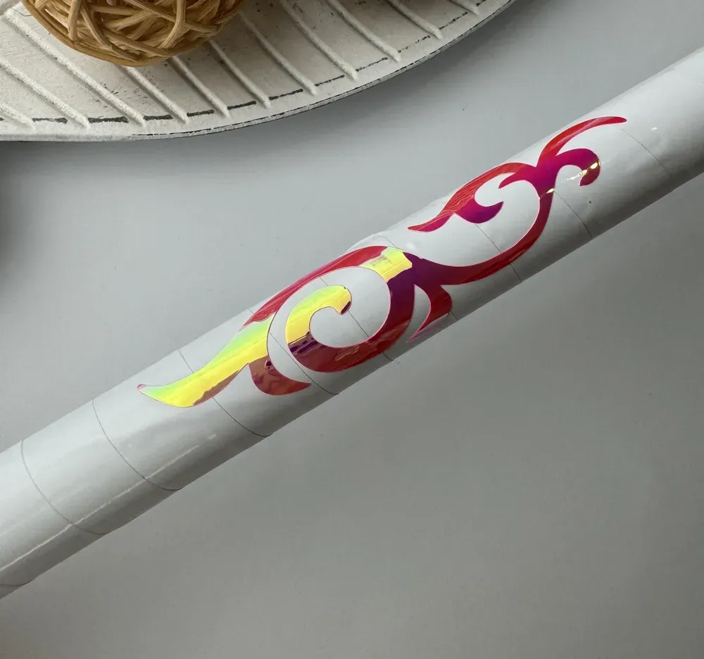 No. 11 Ornament sticker, Wrapping for hoop/clubs (PINK HOLOGRAM)