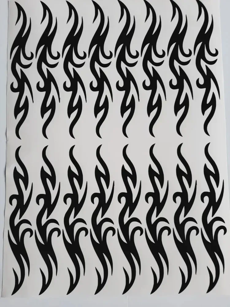 No. 22 Ornament sticker, Wrapping for hoop/clubs (BLACK)