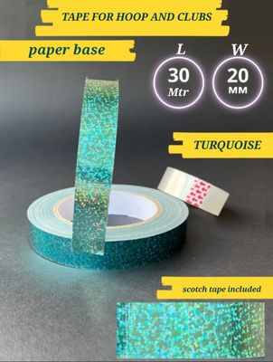 RG Tape for Gymnastics Hoop and Clubs. (TURQUOISE)