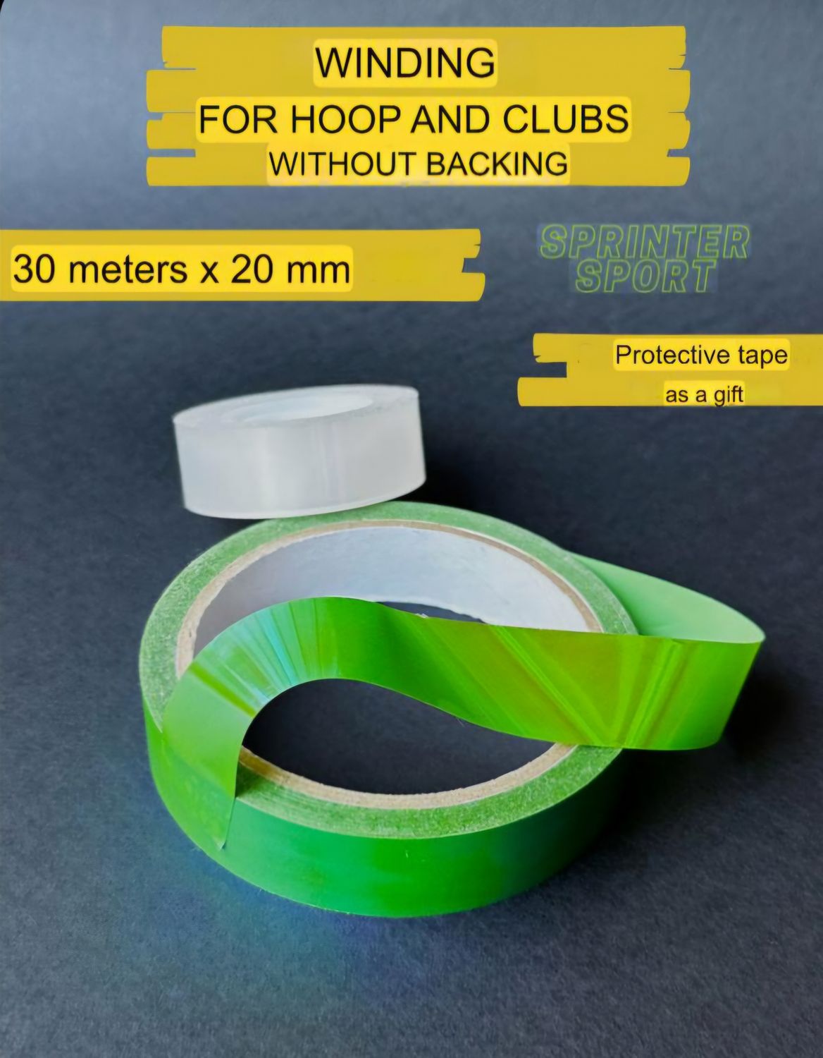 RG Tape for Gymnastics Hoop and Clubs (GREEN)