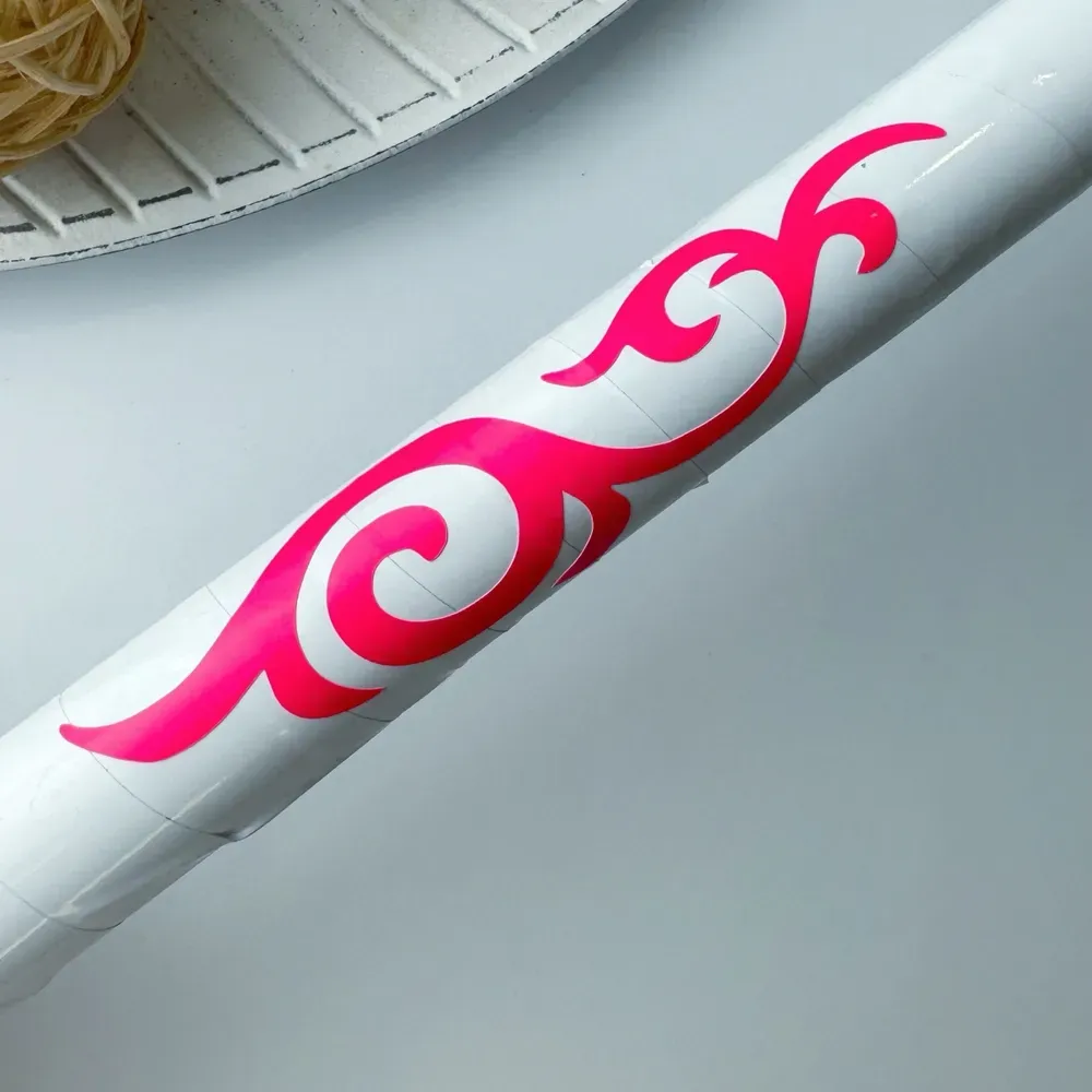 No. 13 Ornament sticker, Wrapping for hoop/clubs (FLUO PINK)