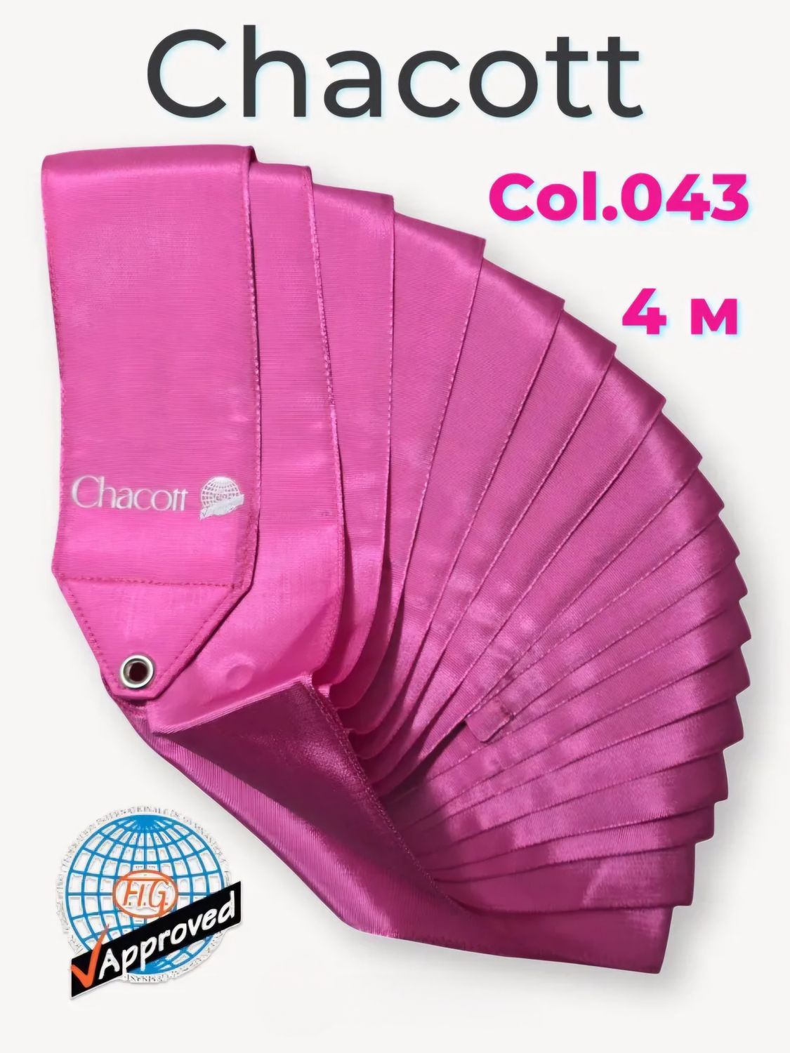 CHACOTT Ribbon 4 м 301500 0002-28 FIG (043) Pink