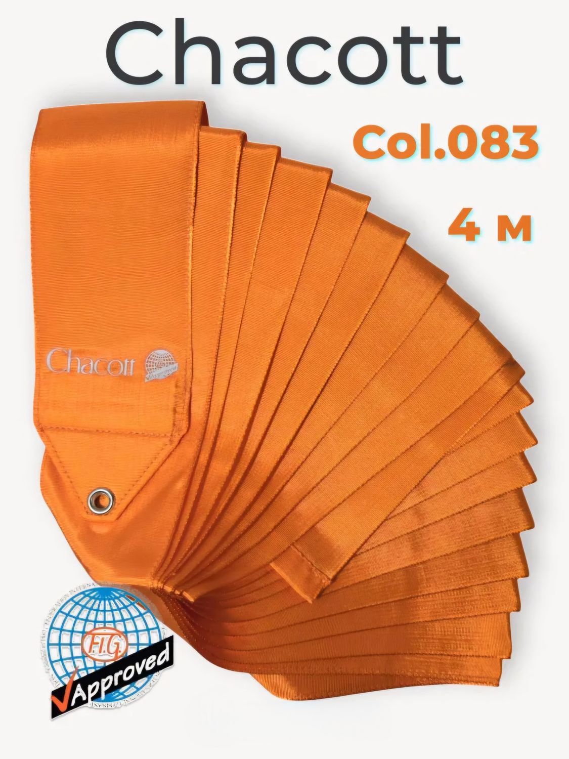 CHACOTT Ribbon 4 м 301500 0002-28 FIG (083) Orange
