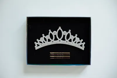 No. 6 RG Hair bun Crown (White)
