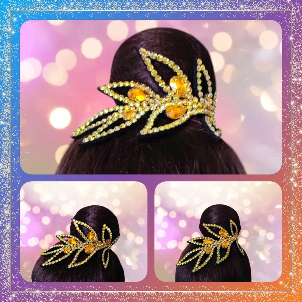 No. 21 RG Hair bun Crown (Gold)