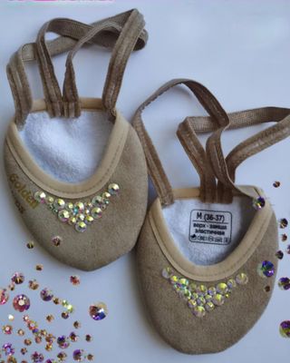 Golden Steps RG Half Shoes AB Crystals No:1.