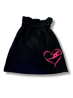 RIALITTA Cotton RG Hat with tie-in (BLACK-PINK)