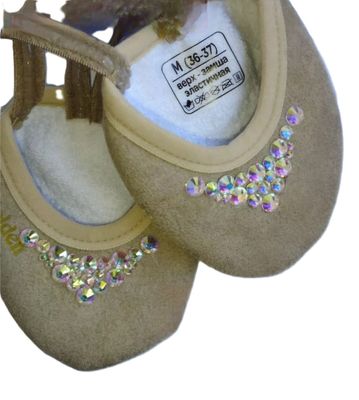 RG Half Shoes AB Crystals No:6.