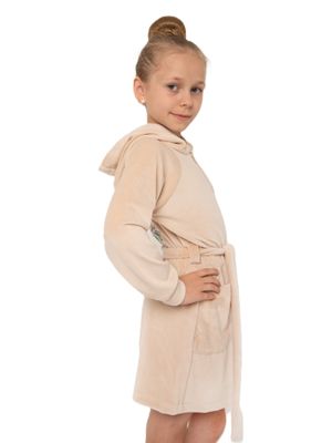 RIALITTA Robe, Rhinestones "Girl with Clubs" Beige (36-40)*