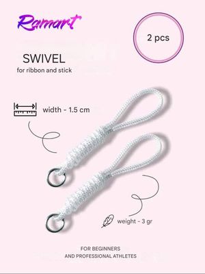 RAMART Swivel, Nylon White, Set of 2pcs.*