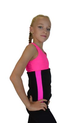 RG Fleece body warmer Black-Pink (L)