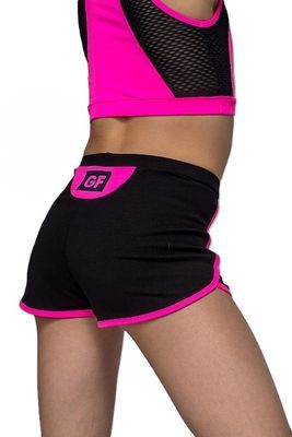 GF shorts &quot;Diadema&quot;, Cotton, Black-Pink (34-40)