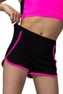 GF shorts "Diadema", Cotton, Black-Pink (34-40)