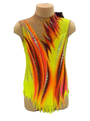 GF Leotard &quot;Flame&quot; 36 (141-146cm) Exclusive