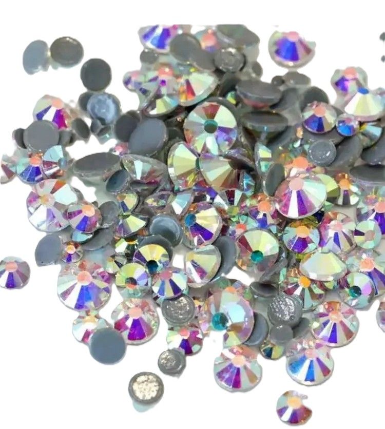 Coldfix Rhinestones Crystal AB, Hologram  ss-30  (288 pcs)*