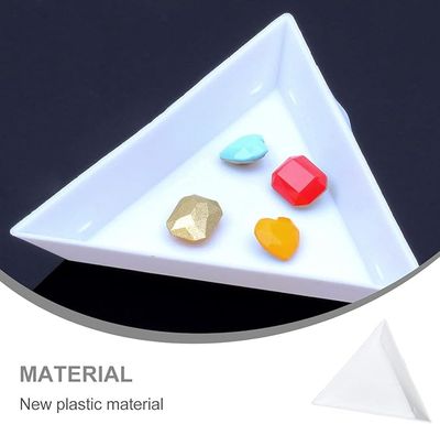 Crystal Tray, set of 2 pcs (7.3x7.3 cm)*
