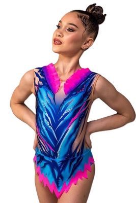GF Leotard &quot;Rolling Thunder&quot; 34 (129-140cm), 36 (141-146cm)*
