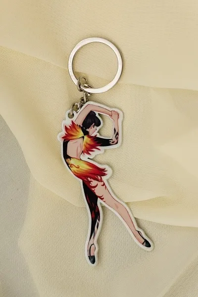 GF Keychain &quot;Flame of Gymnastics&quot;*