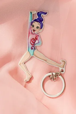 GF Keychain &quot;Rebel Gymnastics&quot;*