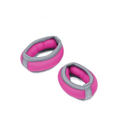 INDIGO Arm weights 0,1 kg SM-147 Neoprene, granules (Pink)