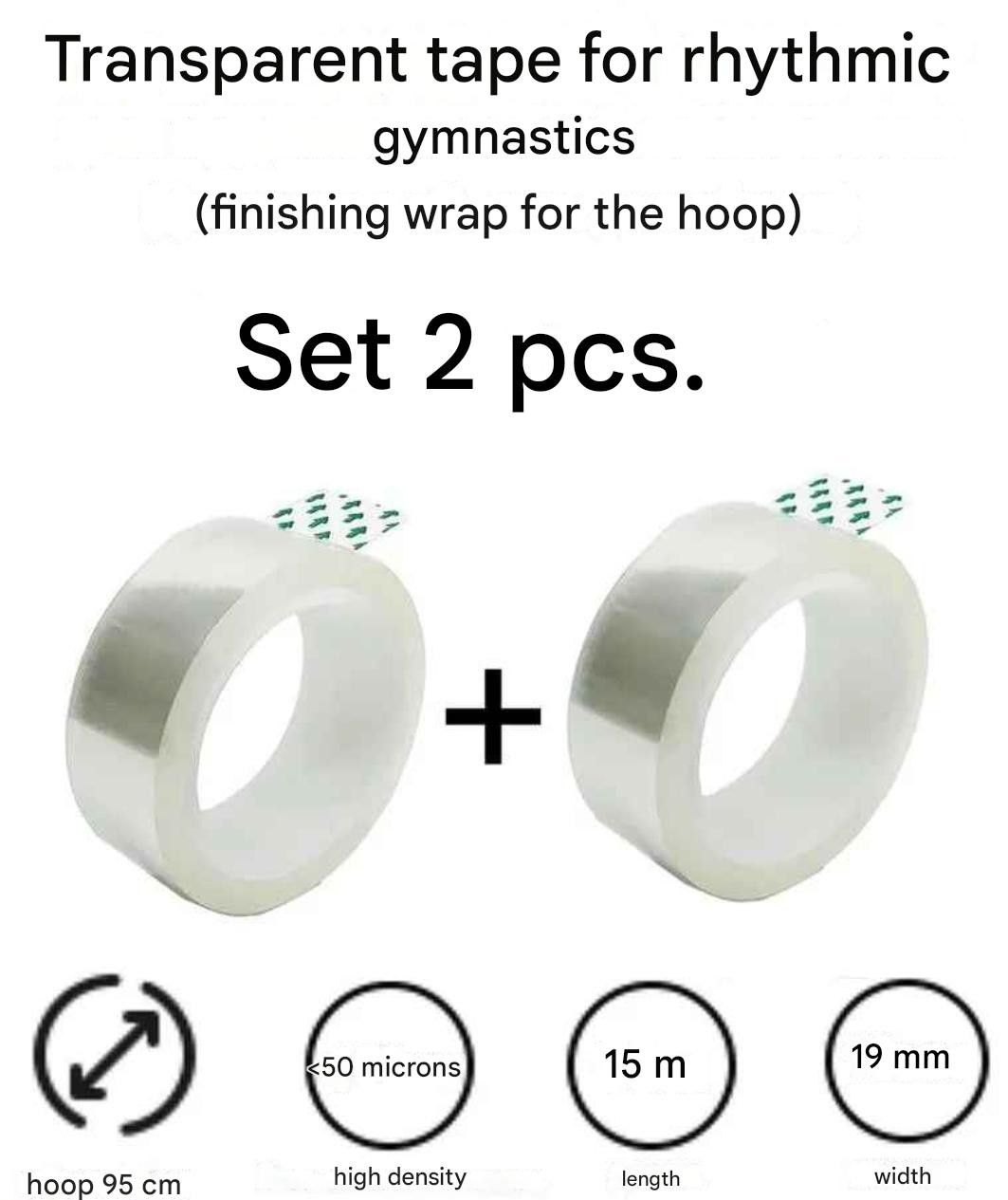 GRAND PRIX Finishing Tape SET of 2 pcs (Transparent)