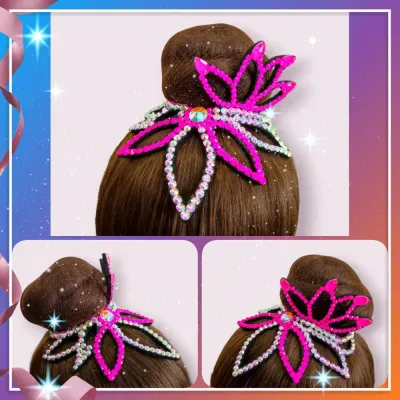 No. 26 RG Hair bun Crown (Pink-White)