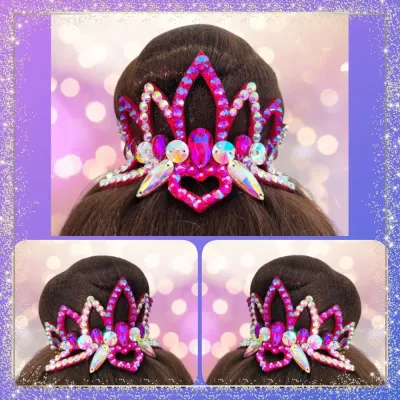 No. 23 RG Hair bun Crown (Pink)