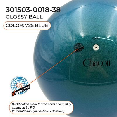 CHACOTT 18,5 cm Glossy Ball 301503 0018-38 FIG Blue (725)
