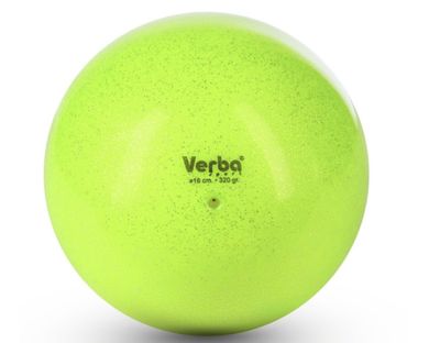 VERBA Sport Gymnastic ball Juniors 16 cm Glitter. (Lemon)