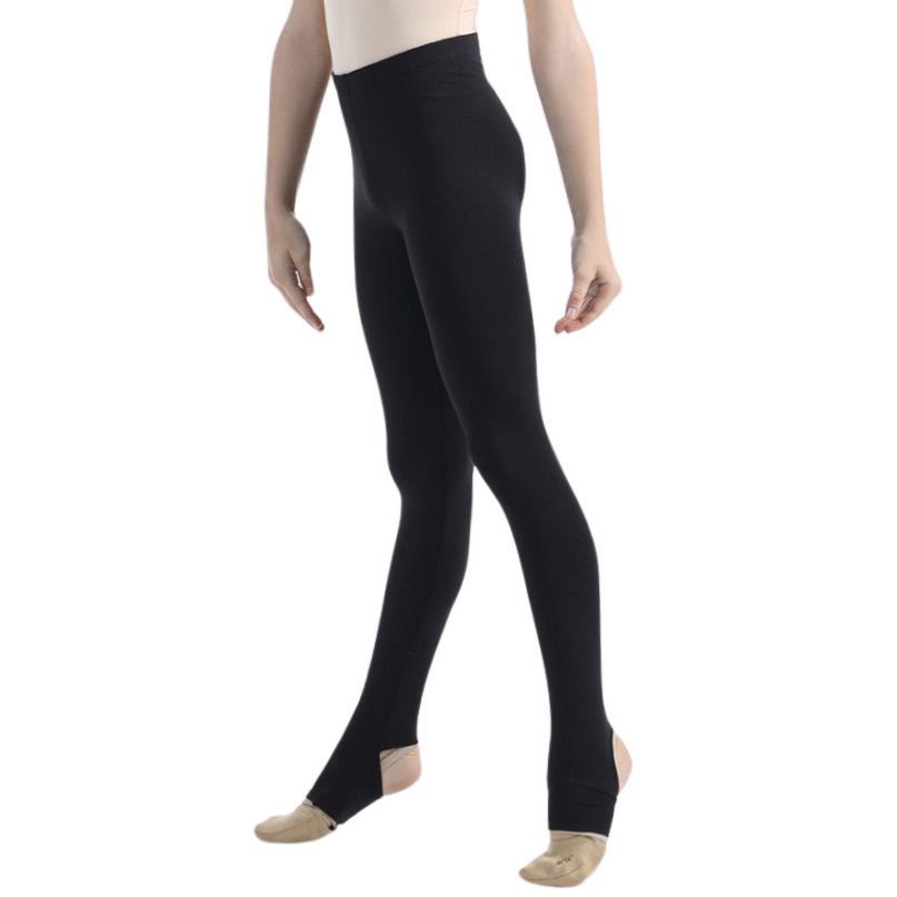 SOLO Base leggings with a heel cutout, cotton, Black FD 702-107 (28-42)