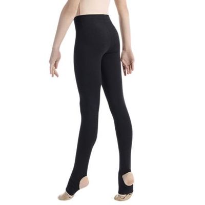SOLO Base leggings with a heel cutout, cotton, Black FD 702-107 (28-42)