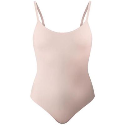 SOLO Underwear leotard with straps, polyamide, BEIGE, BD50-5 (34-44)