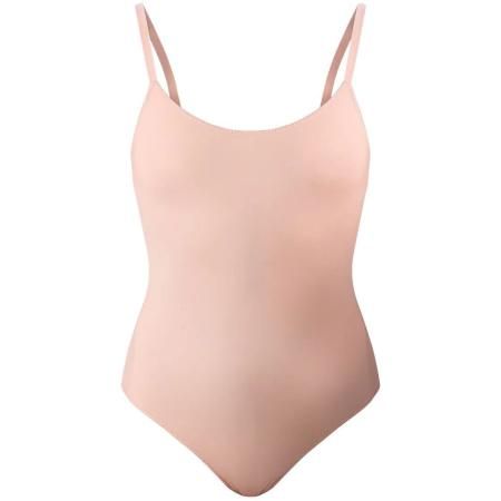 SOLO Underwear leotard with straps, cotton, BEIGE, BD50-2 (32-44)