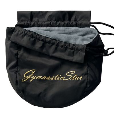 VARIANT 307 GS Gymnastics Ball cover, Golden Embroidery. BLACK