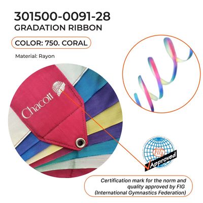 CHACOTT GRADATION Gymnastic ribbon 5 m 301500 0091-28 FIG (750)